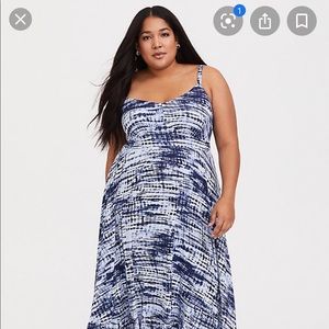 Torrid Tie Dye Maxi Dress - super soft